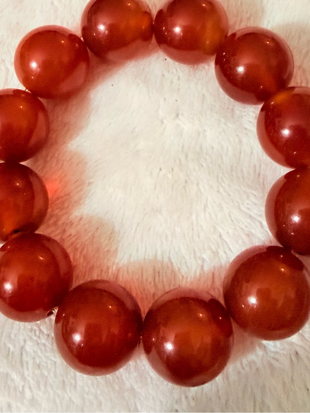 Natural Stone Agate Bracelet, Power St one, Red Agate